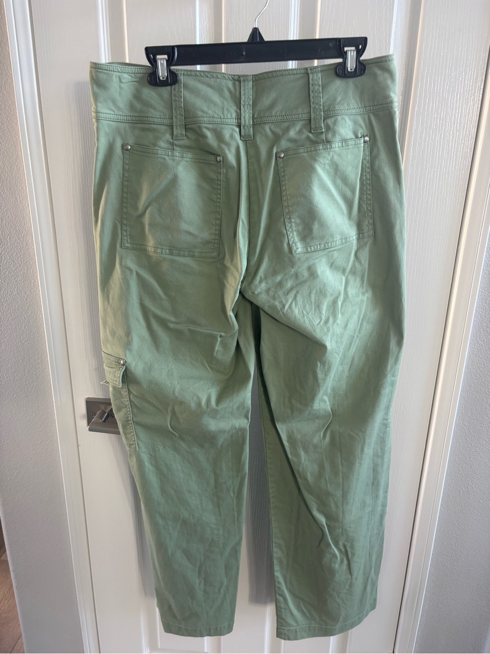 CAbi| Khaki Green Cargo Pants with Wide Belt Loops | Sz 10 | VGC - Picture 3 of 4